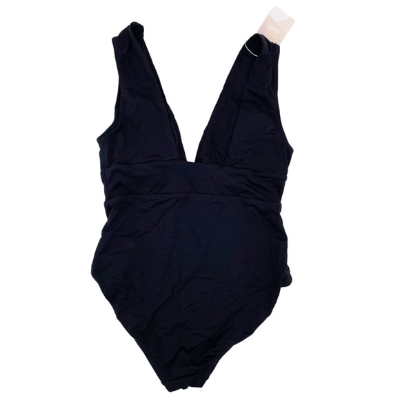NEW Andie The Mykonos One Piece Swimsuit Flat Back 19AOMYKO Black Size Large - Picture 3 of 10